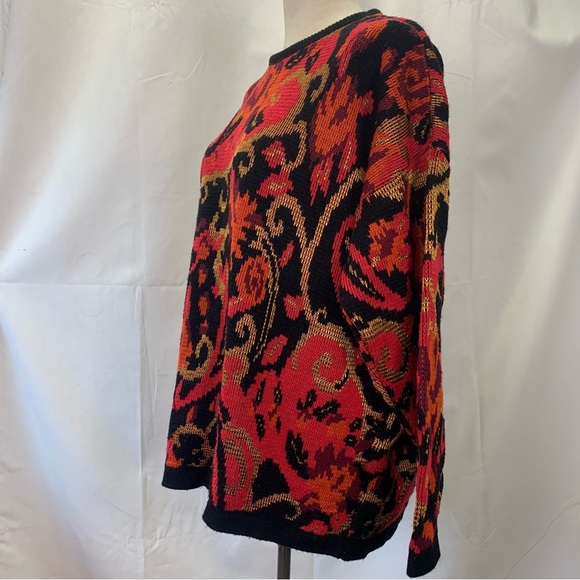 Vintage Vibrant Patterned Sweater - Picture 3 of 9